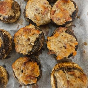 stuffed mushrooms small bites menu